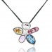 MultiColor Necklace made with Swarovski Elements 